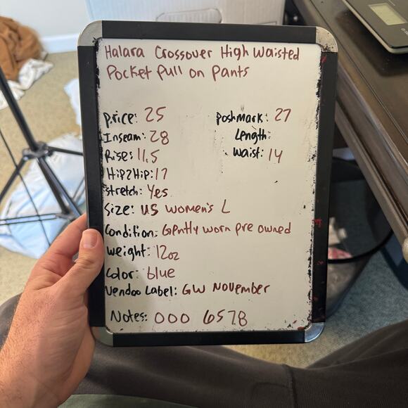 Halara Crossover High Waisted Pocket Pull on Pants US Women's L - Picture 7 of 7